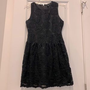 Black lace dress